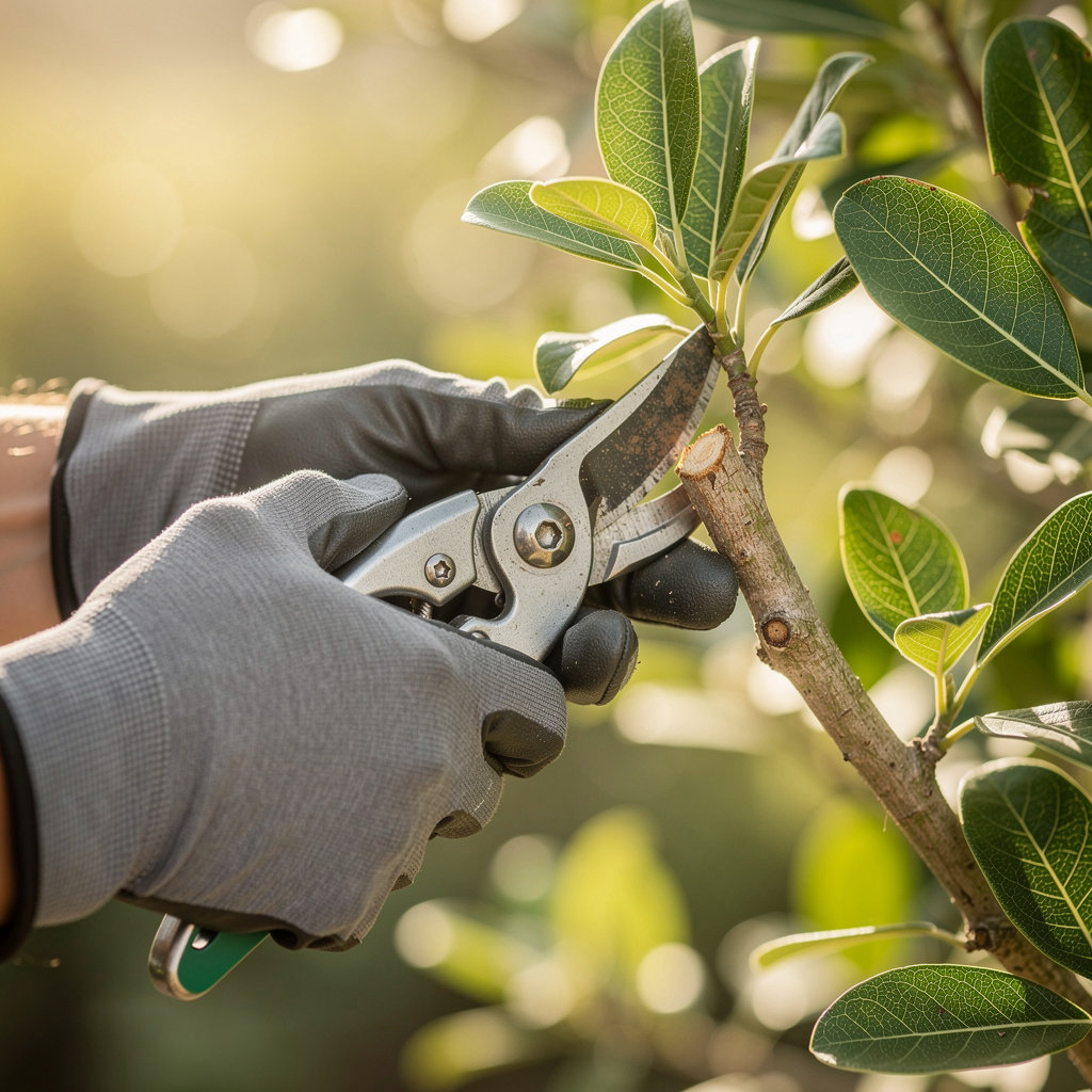 Natural Concept Tree Care certified arborist in Santa Barbara conducting a scientific tree health assessment and diagnosis